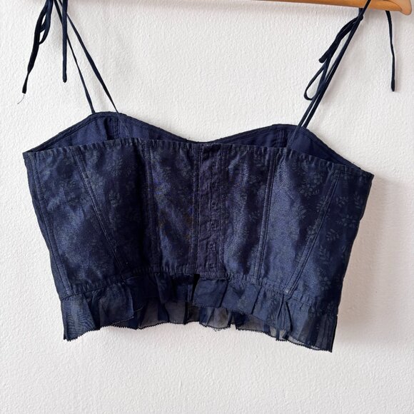 Ulla Johnson Isa Corset in Midnight - Picture 7 of 9